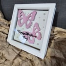 Mothers day shadow box frame gift