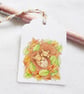 Sleeping Hedgehogs Gift Tags - set of 4 tags - Image 3