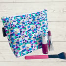 Makeup bags mosaic print 