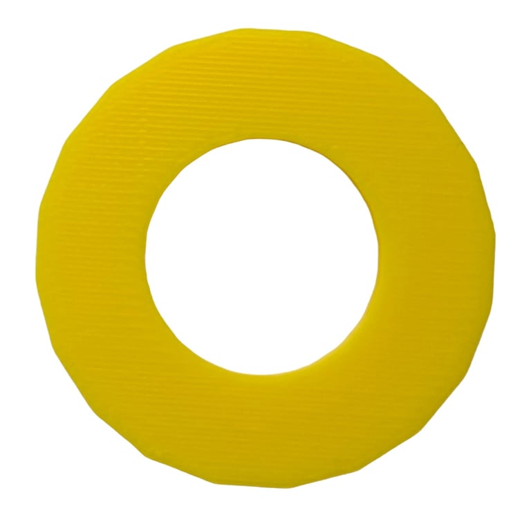 Replacement reinforcement ring for SIP valve (RING ONLY) - yellow