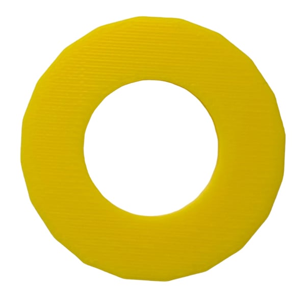 Replacement reinforcement ring for SIP valve (RING ONLY) - yellow