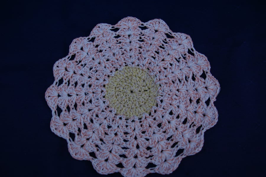 Doily Coaster Crochet Circle