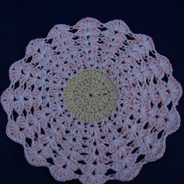 Doily Coaster Crochet Circle