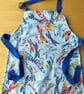 Dragonfly, Apron, age 2-6 approximately, hand embroidered - Image 1