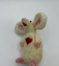 Needle felted mouse 4" high - Image 6