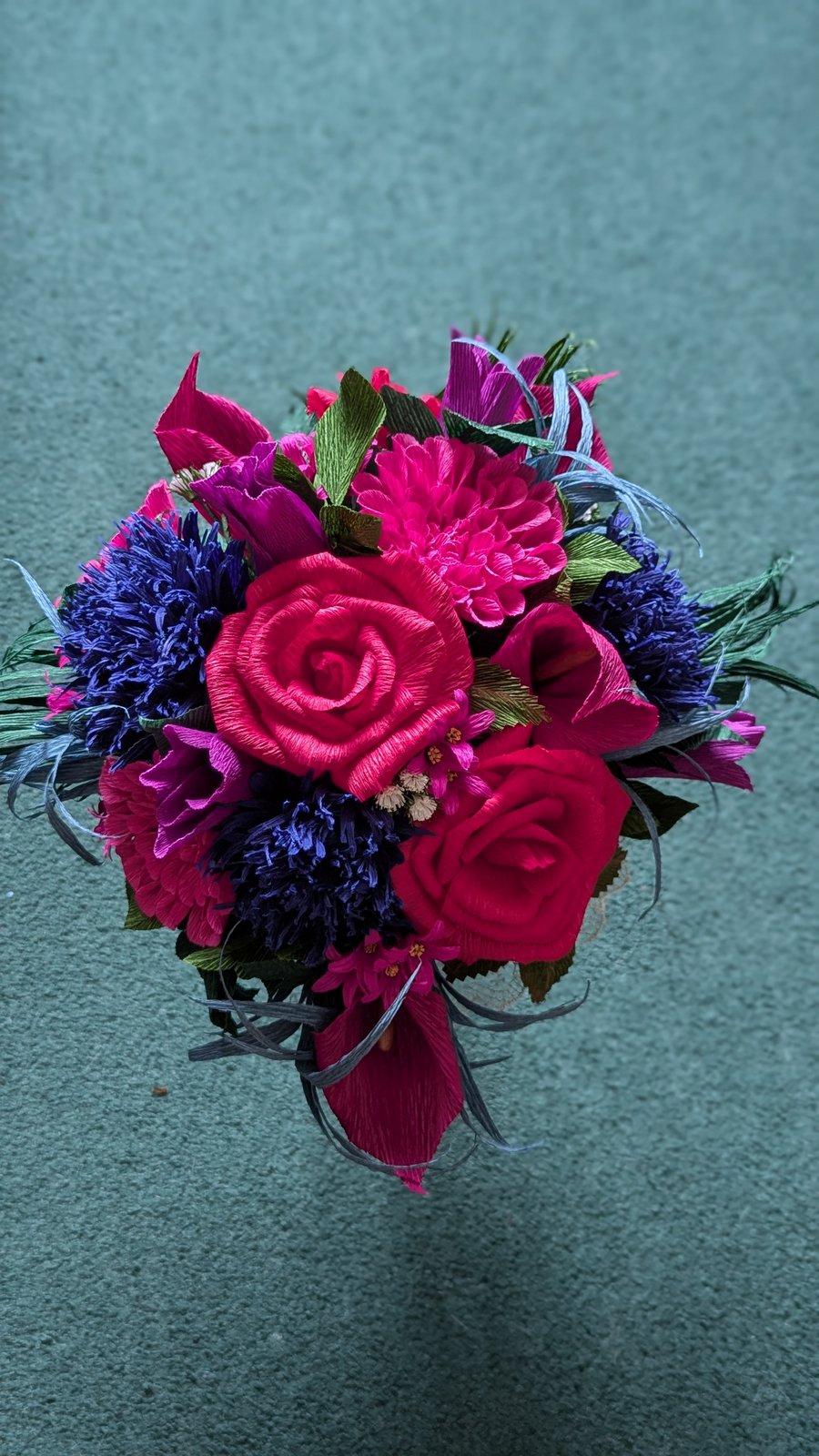 Bridal bouquet - jewel tone