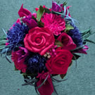 Bridal bouquet - jewel tone