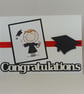 Handmade male graduation card   - Image 1