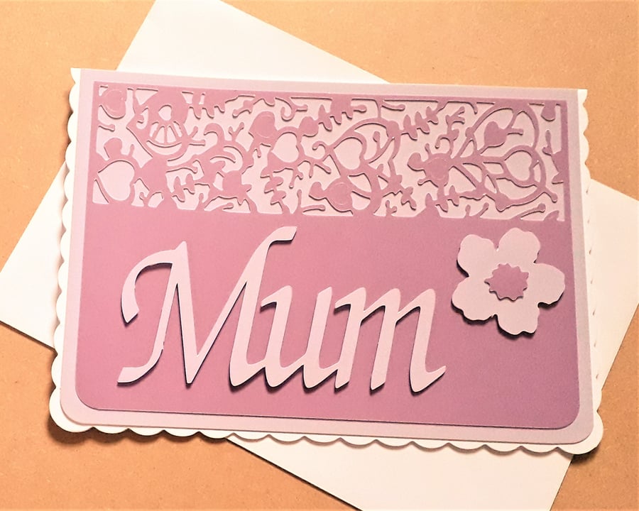 Mauve Mother’s Day Card
