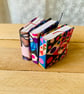 Tiny Concertina Sketchbook with Removable Butterfly Patterned Cover. - Image 5
