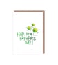 Happy 'Hap-Pea' Father's Day Pun Card