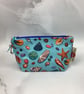 Shells makeup bag, seaside zip bag, 2 size options, Handmade - Image 3