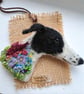 Needle Felted Greyhound Brooch - Image 4