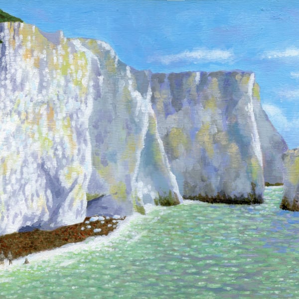 The Seven Sisters viewed from Cuckmere Haven