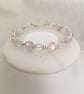 7 inch Clear and Cloudy Wirework Bangle - Image 2
