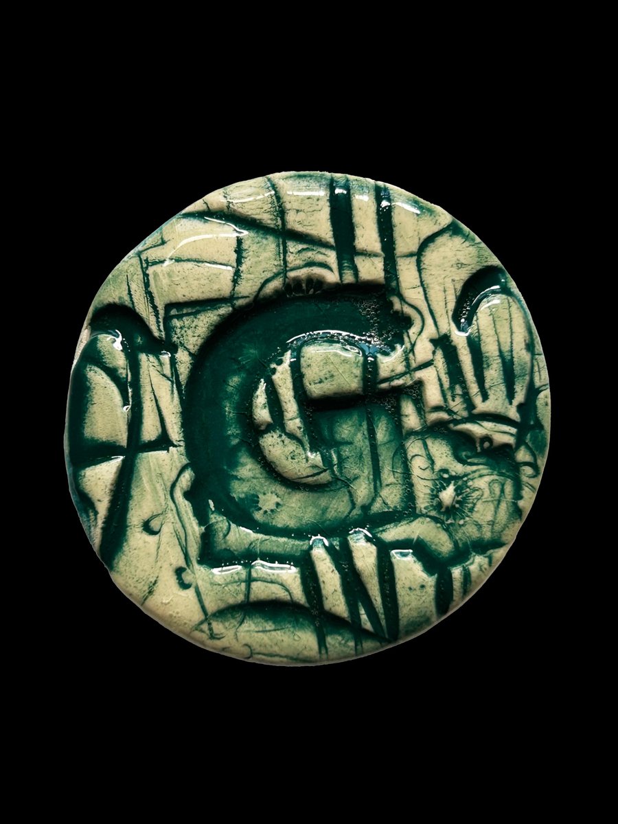 Ceramic Decorative Fridge Magnets, Keepsakes: Alphabet: Letter G