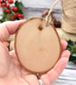 Fungi sprites. Pyrography whimsical hanging disc, personalisable. - Image 5