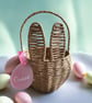Easter Basket with Personalised Egg Disc 