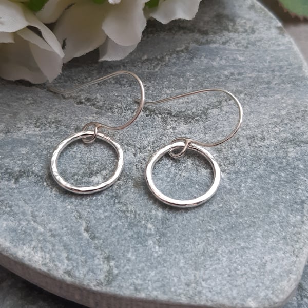 Sterling Silver Hoop Earrings Dangle Earrings