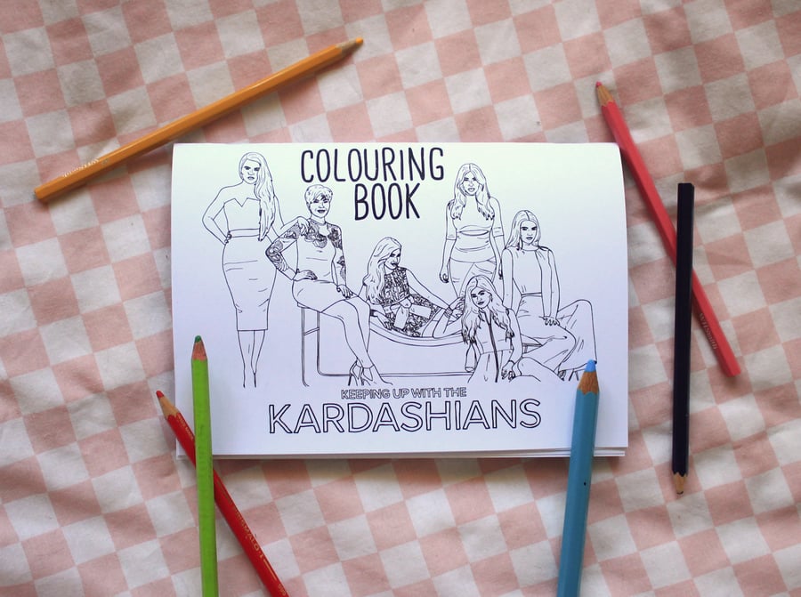 Keeping Up with the Kardashians colouring book