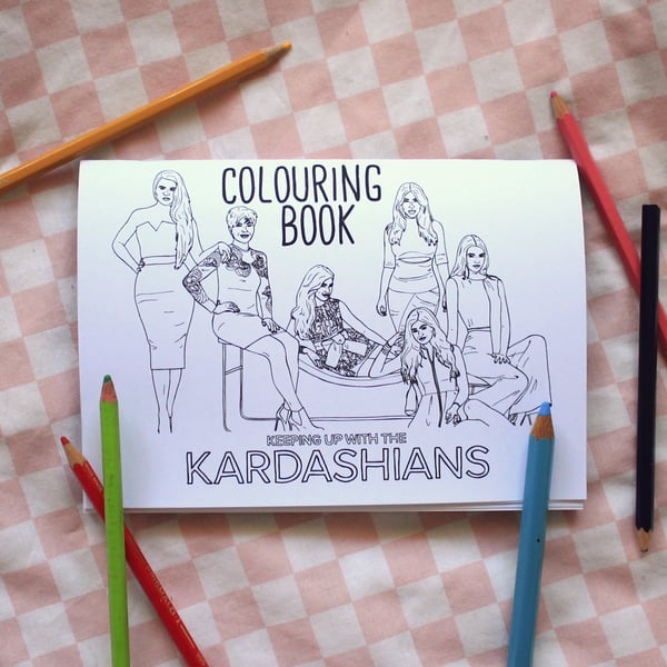 Keeping Up with the Kardashians colouring book