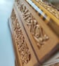 Hand-Carved Persian Jewelry Box – Floral & Figurative Design - Image 5