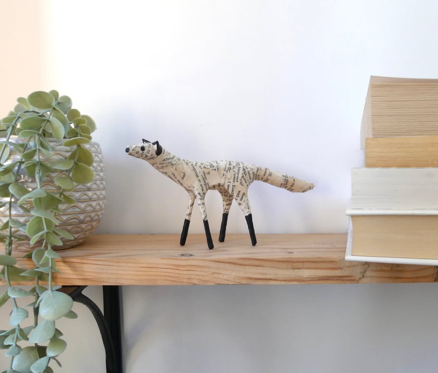 Little Paper Fox - Handmade Nature Inspired Joy Animal Gift Home Accent