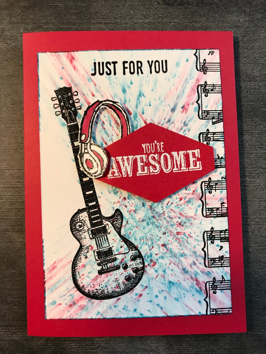 Birthday "You're Awesome" Musician Card 