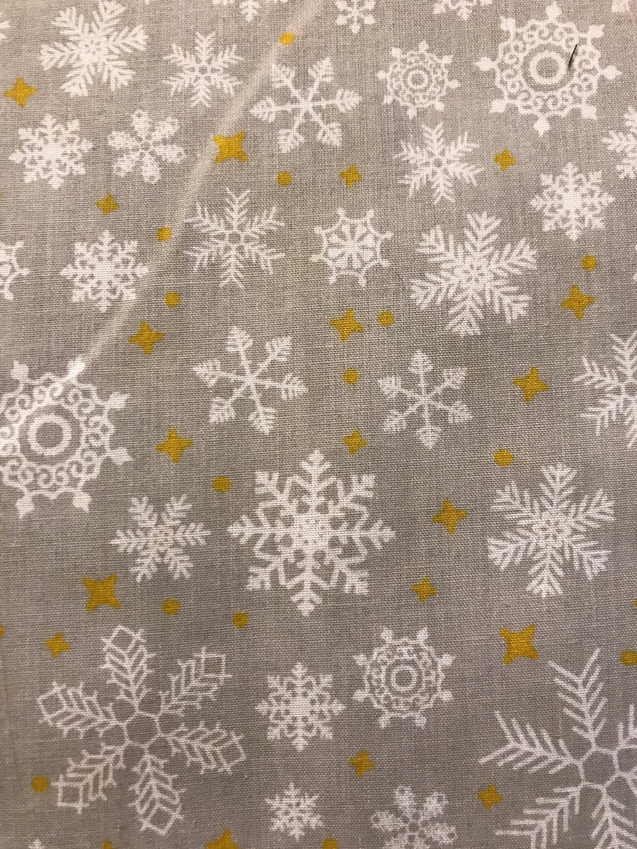 Christmas Snowflake Fabric