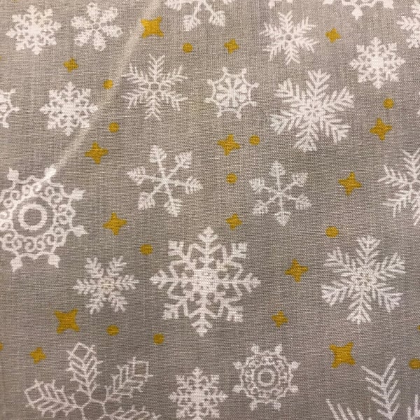 Christmas Snowflake Fabric