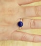 Minimalist sapphire ring. Adjustable. September Birthstone - Image 2