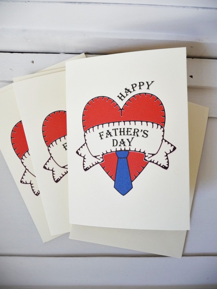 A big Heart Father's Day Card for your dad