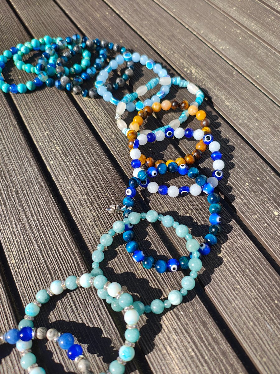 12 handmade bracelets 