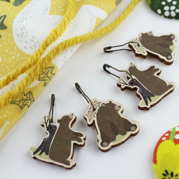 Stitch Marker Gift Pack Bears