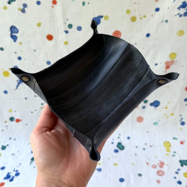 Tray made form Bicycle Inner Tubes - Prototype Larger - Super Seconds