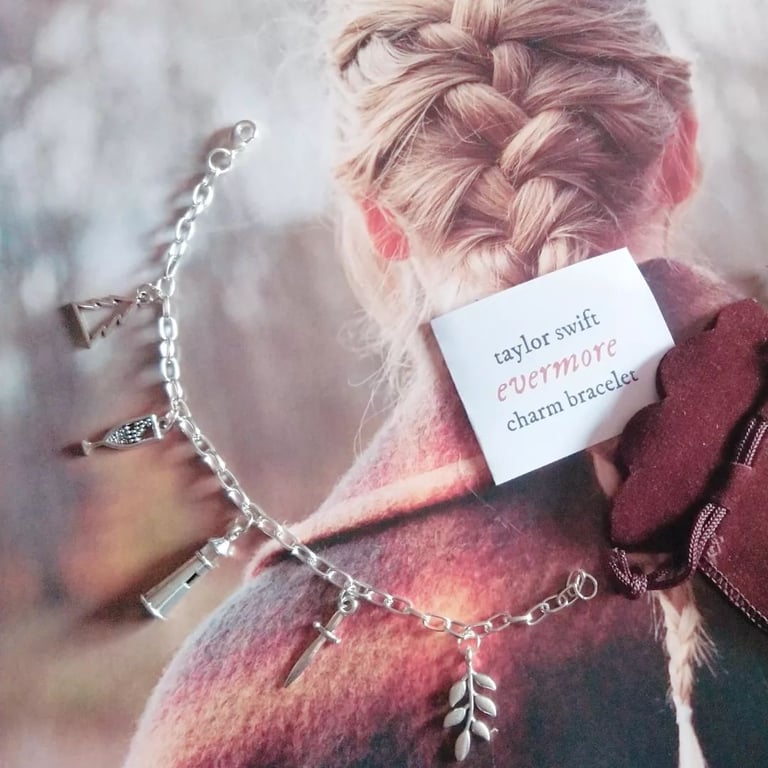 Evermore Taylor Swift Charm Bracelet