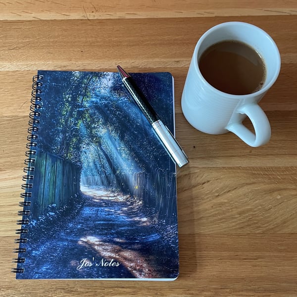 Personalised Christmas Gift, Notebook, Spiral Journal – FREE Postage in UK