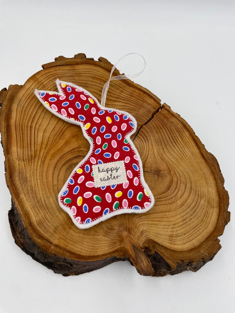 Easter bunny hanging ornament