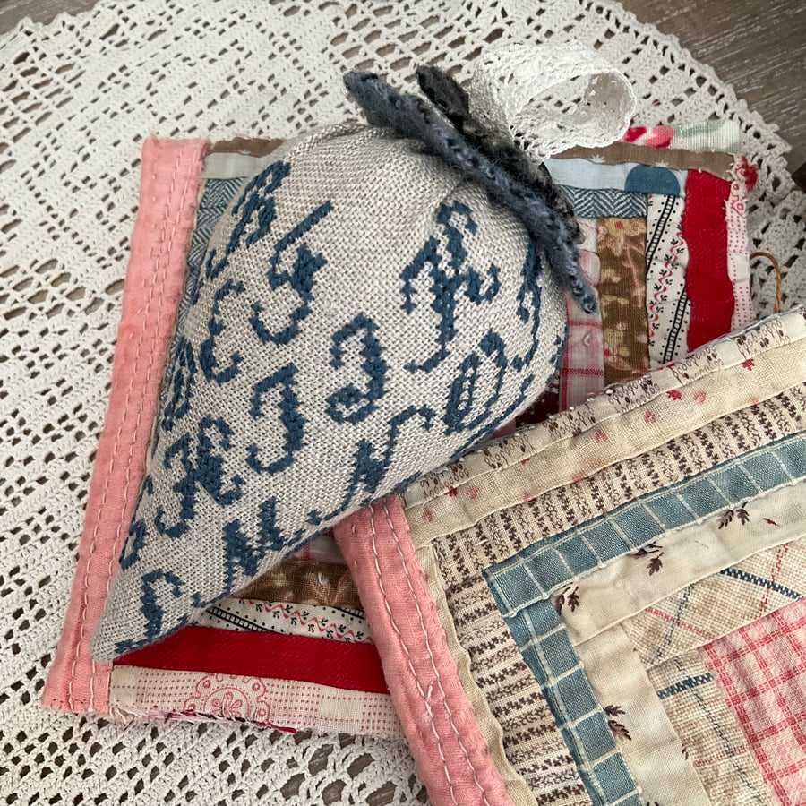 Berry Cross Stitch Pin Cushion