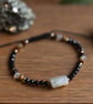 Black Tourmaline, Citrine & Tiger’s Eye Bracelet