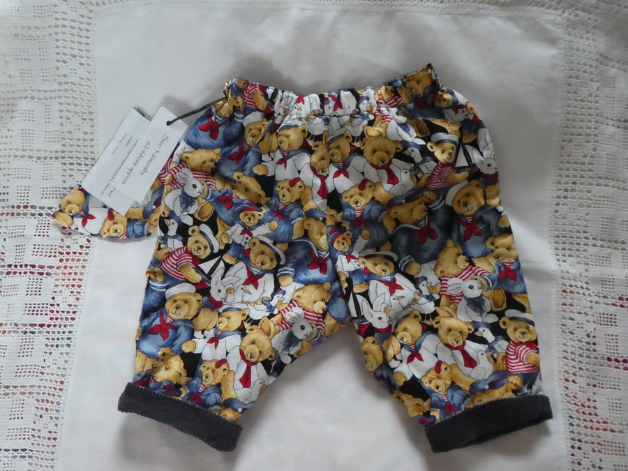 Reversible trousers 3-6m