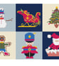 6 Christmas Needlepoint Charts PDF Vol 1 - Festive Tapestry Patterns