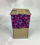 Floral cup cosy, Flowers cup cozy, Mug sleeve, 4 options, Handmade - Image 3