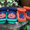Halloween Booties - Knitting Pattern in pdf for baby's booties