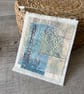 Mixed Media Embroidered Seedhead Nature Wall Hanging Textile Art 