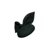 Black Felt Fascinator Hat – Elegant Women's Wedding & Races Headpiece 