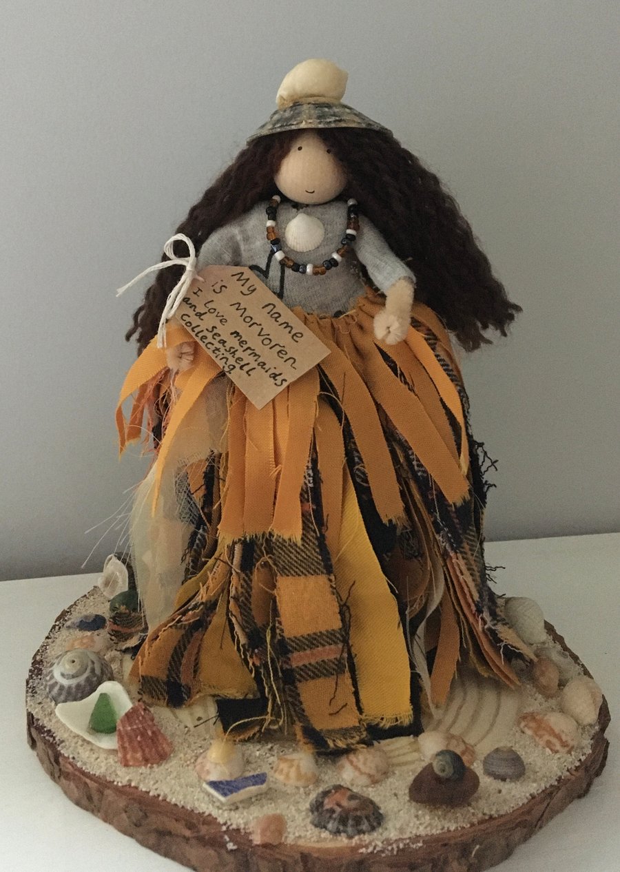 Fairy Doll Sea Shell Ornament