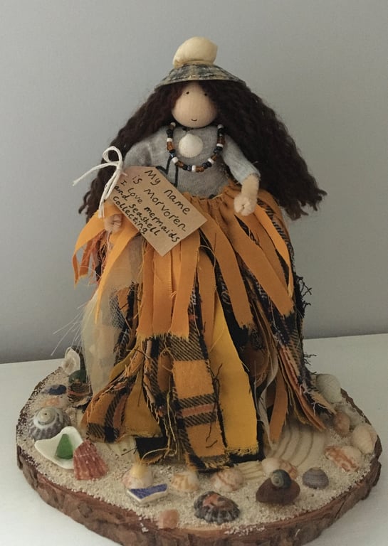 Fairy Doll Sea Shell Ornament