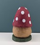 Hand Carved - Mushroom Fairy Cottage - Image 3