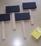 WOODEN CHALKBOARDS ON STICKS FOR FLORIST, MARKET STALL, CAR BOOT, WEDDING - Image 1